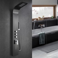 ‍🚢Shower Screen Stainless Steel Shower Head Set Faucet Rain Bathing Machine Bathroom Household Spray Head Integrated