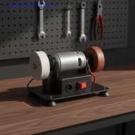 Buildvictories11   7 Adjustable Gears Bench Grinder 100W Double Grinding Wheels Professional Polishe