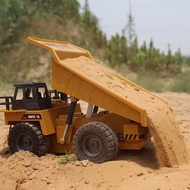 Huina 1534 9CH RC Alloy Dump Truck Kejuruteraan Forklift Traktor Berat Mainan Kereta Kawalan Jauh un