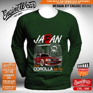 kaos corolla DX KE 70 tshirt toyota corolla KE70 baju mobil jdm otomotif CRL006T - Enginewear