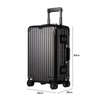 (JIJI SG) MAZON Full Aluminium Magnesium Luggage with TSA Lock