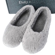 EMU Australia MIRA 美利奴羊毛芭蕾平底鞋 W12590 US7 (24cm) 炭灰色 Boa 繫帶套腳鞋 [全新/二手] [二手] [EMU Australia]