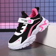 Girls sports shoes 2023 Spring and Autumn mesh breathable sports shoes Womens lightweight soft sole