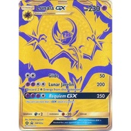 Pokemon TCG Card Lunala GX SM Hidden Fates Promo SM103a Golden Secret Rare