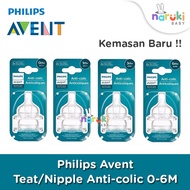 Philips Avent Teat Airflex Classic+ Anti-Colic Nipple 0M 1M 6M3m, 2 Pcs