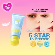 DAZZLE ME Attack on Sun UV Protection Essence Sunscreen Gel SPF 50+ PA++++ 40g