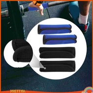 KQFCAZRE Non Slip Barbell Grip Wraps Neoprene Hand Sleeves Gym Pulleys Grip Accessory for Workout an