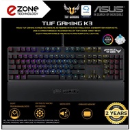 ASUS TUF Gaming K3 RGB mechanical keyboard with N-key rollover - Blue Switches