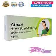 1 Box (10 strips) folic acid AFOLATE folic acid 400mcg