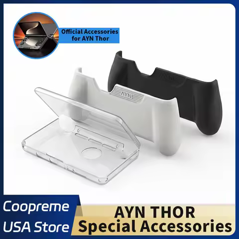 AYN THOR Gaming Accessories Dual Screen Flip Up Handheld Device Protective Case Storage Bag Lanyard 