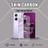 M7poco M7 PRO 5G TRANSPARENT CARBON SKIN ANTI-SCRATCH ANTI-FUNGUS M7poco M7 PRO 5G SCB1poco