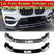 For BMW X3 G01 Body Kit Front Bumper Splitter Lip Front Bumper Diffuser for BMW X3 G01 2018-2021 Car
