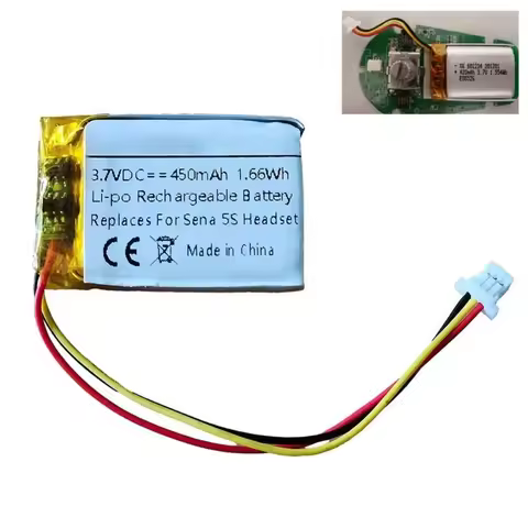 For Sena 5S SP77 Bluetooth Headsets 3.7v 450mAh Battery
