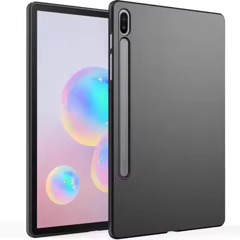 Tablet Case For Samsung Galaxy Tab S6 (2019) 10.5 inch SM-T860 T865 Cover Black TPU Silicone Soft Sh