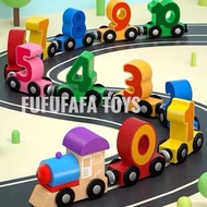 1SET Train Toys Use environmentally friendly materials Educational Train Toys with Wheels 1-10 Magne