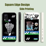 Casing For Samsung A12 A10 A10S A20S A03S A50 A31 A02S A11 Yonex Badminton Racket Collage OAP03 Phone Case Square Edge