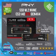SSD NVMe M2 PNY XLRB 8TB CS3140 - SSD NVME PNY CS-3140 XLRB PCIe Gen4 X4 Top Brand USA 