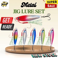 Metal Jig Lures 7g/10g/15g/20g/25g Micro, Fast, Slow & Light Jig for Fishing