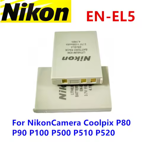 ENEL5 Battery for Nikon ENEL5 EN-EL5 EL5 Battery for Nikon Coolpix P530 P520 P510 P100 P500 P5000 P5
