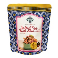 Spicy Salted Egg Fish Skin - Rich N Crispy Coated With Real Salted Egg 80g