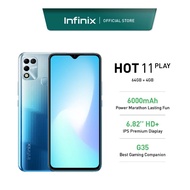Infinix Hot 11 Play (4GB RAM+64GB ROM) 480nit Sunlight Screen Helio G35