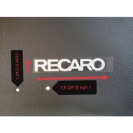 Small Recaro hotpress sticker for bucket seat Recaro  hotpress(Small)