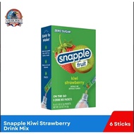 Snapple Kiwi Strawberry Drink Mix 6 Sticks Zero Sugar On the Go Powder Juice from USA