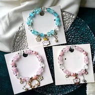 ED - KOREAN CRYSTAL BRACELET KOREAN BESTIE BRACELET/ CRYSTAL BRACELET BESTIE COUPLE BRACELET
