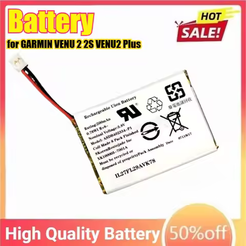 Replacement Battery for GARMIN VENU 2 2S VENU2 Plus 361-00139-10 361-00137-10 Sports Smartwatch Acce