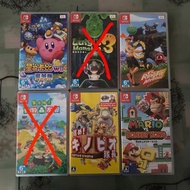 任天堂 Switch games Luigi Mansion 3 / Mario vs. Donkey Kong/ 前進！奇諾比奧隊長/星之卡比 豪華版/ ring fit/ 動物森友會