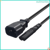 WU C14 to C7 Adapters Cable Long Service Male to Female Cable Power Cable for Room