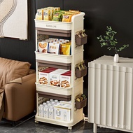 Snack Kitchen Trolley Multifunctional Household Removable Organizer Rack Storage Rack Living Room To