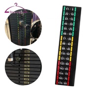 [deevoka] Weight Stickers 11-176lbs/5-80kg Classification Weight Stack Labels for Workout Indoor Gym