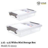 Citylife 3.2L-4.5L Multi-Purpose Widea Stackable Storage Container Box - Flat Version X-631213