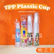 [PACK] Transparent Clear Plastic Cup TPP Cup 16oz 22oz Food Grade Cold Drink Cup Pop Ice Coffee Tea 