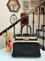 Hermes Birkin 30 黑✖️銀扣 Noir Phw 🖤🖤難得現貨🎉Stamp W