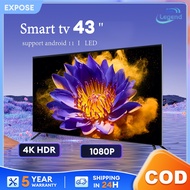 EXPOSE  Android Smart TV android 4k 32 Inch Television 4K UHD 50 Inch Android 12 TV (404355') LED Wifi TV 32 Inch Android TV Murah