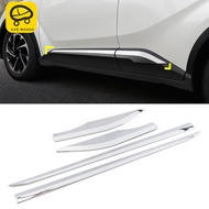 Car Accessories for Toyota C-HR CHR AX10 2016-2022 Door Side Protector Sill Pad Trim Sticker Cover Frame Chrome Decoration