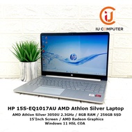 HP LAPTOP 15S-EQ1017AU AMD ATHLON SILVER 3050U 8GB 256GB SSD USED LAPTOP REFURBISHED NOTEBOOK