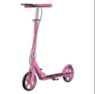 粉紅色 SCOOTER 成人非電動 滑板車 手剎 腳剎款 可摺疊 Pink 雙剎