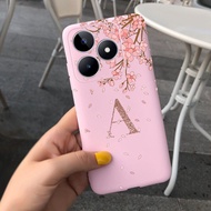 สำหรับ Realme เคส C53 RMX3760มงกุฎน่ารักตัวอักษรเคสสำหรับ Realme Realme C53ซิลิโคนนิ่มเคสโทรศัพท์ Re