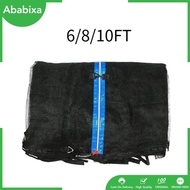 [Ababixa] Trampoline Net for 6 Poles Accessories Foldable Quick Disassembly Space Saving Weather Res