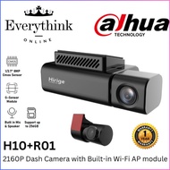 DAHUA H10 DASHCAM WITH R01 REAL CAM, 2160P ULTRA HIGH RESOLUTION, SUPPORT ADAS, G-SENSOR MODULE DASH