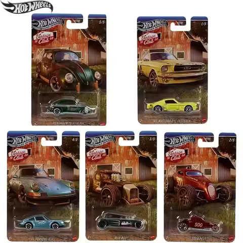 2026 New Hot Wheels Silver Series Retro Series 911 HRT81 Classic Club Alloy Car Collection Model