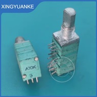 1PCS RK097G 6-Link 18Pin A10K Volume Adjustable Precision Potentiometer A103 Multi Link 6 Channel 18