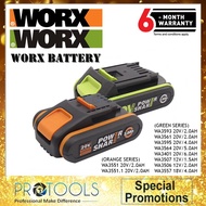 WORX BATTERY WA3551.1 / WA3551 Lithium Battery WG163E WG259E WG322E WG329E.5 WG505E WG549E WG629E WG