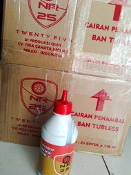 Cairan Tubeless anti ranjau NR25 isi 350ml bagus untuk semua ban motor tubeless