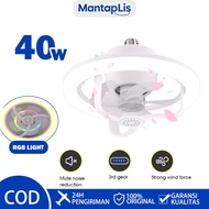 2in1 40W Ceiling Fan Light Remote Control Fan Ceiling Fan Light LED Light