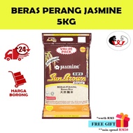 5kg BERAS PERANG JASMINE / BROWN RICE SUNBROWN 5kg[SHIP WITHIN 24 HOURS][Harga Borong]