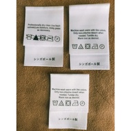 TAG label brand (wash care misc) label TAG eb